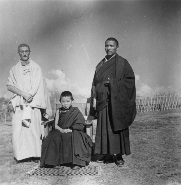 Sangharakshita With Kachu Rimpoche And Sogyal Rimpoche