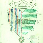 Sketch For A Rangers And Celtic Heart