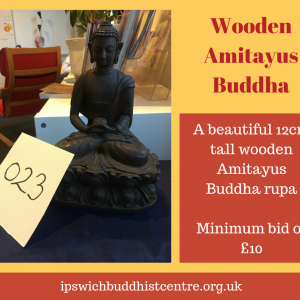 Wooden Amitayus Buddha