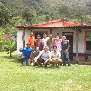 At the end of the Going for Refuge retreat for men on the four ordination vows