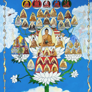 The Triratna Buddhist Order Refuge Tree - with Dr Ambedkar and Dharmapala included. Image: Saddharaja