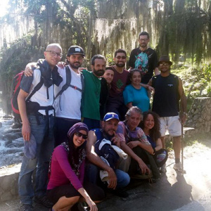 Sangha walk in the Venezualan Andes