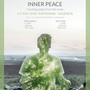 Poster for the Mainland Europe Young Buddhist Convention in Valencia