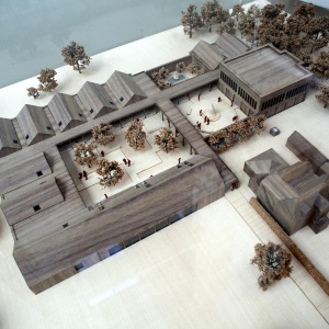 Architects model of the new complex