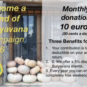 Become a friend of Suryavana 