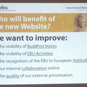 New website presentation slide