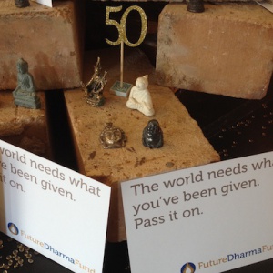 FutureDharma pledge card offerings