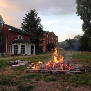 Closing bonfire