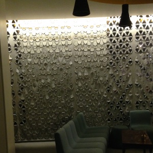 The veil, designed by Lorna Syson