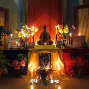 shrine for Bhante