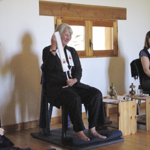 Punyamala about to conduct her first public ordination