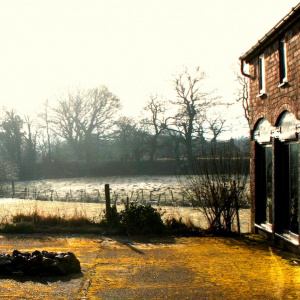 The space outside the shrine room in Taraloka - soon to be transformed into an Earth-sky garden!