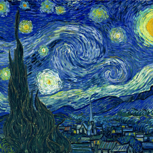 Vincent Van Gogh - The Starry Night (Public Domain)