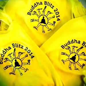 Ratnasambhava yelllo volunteer shirts