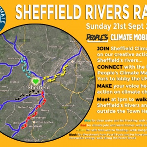 Sheffield Rivers Rally, map and info