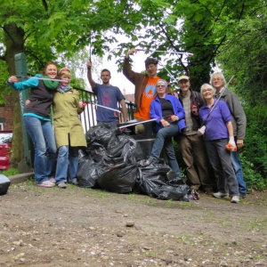 Result from 2 hours litter picking