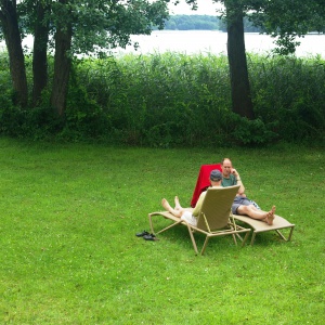 Une rencontre près du lac