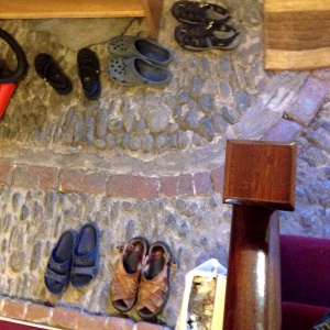 Leave your shoes at the door...