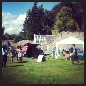 Rupachitta being interviewed in Gallic for BBC Alba