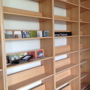 The shelving from Foyles