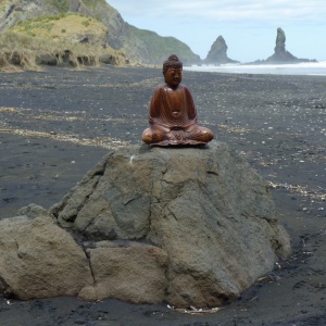 taking the Buddha to the beach