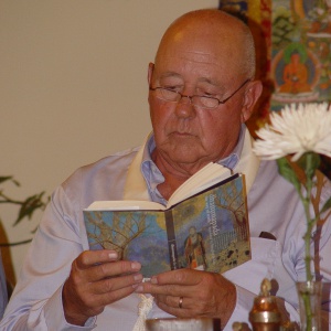 Surakshita offers a reading from the Dhammapada