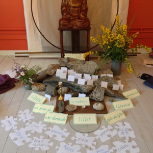 i början av retreaten