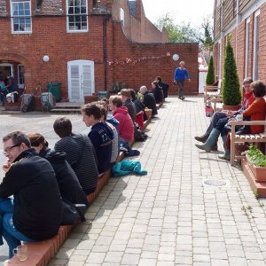 Drying out like birds on a line