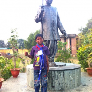 Dr Ambedkar and friend...
