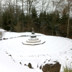 Snowy Stupa at Vimaladhatu