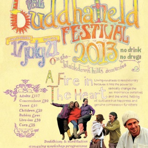 Buddhafield Festival Poster 2013