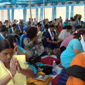 Worshipping at the Bodhi Tree
