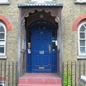 The North London Buddhist Centre entrance