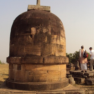An ancient Buddhist stupa in Odisha