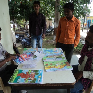 Parent listening about progress
