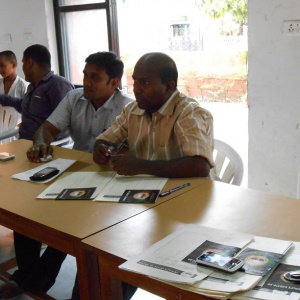 Sensei Rajan -Watching while grading exam